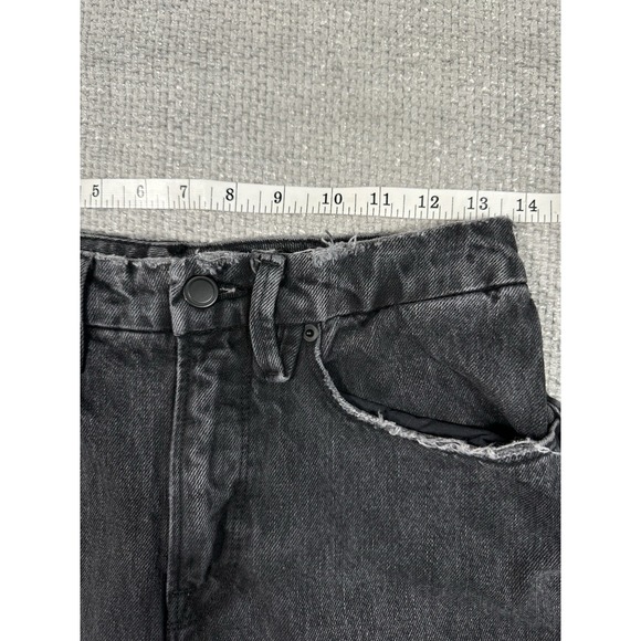 Good American Jeans Womens 27/4 Black Good Heritage Straight Stretch GNDU999BT - Picture 5 of 14